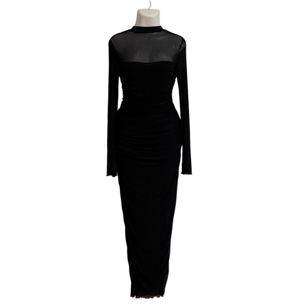 Shein Bodycon Mesh Dress Formal Cocktail Witchy Whimsigoth‎